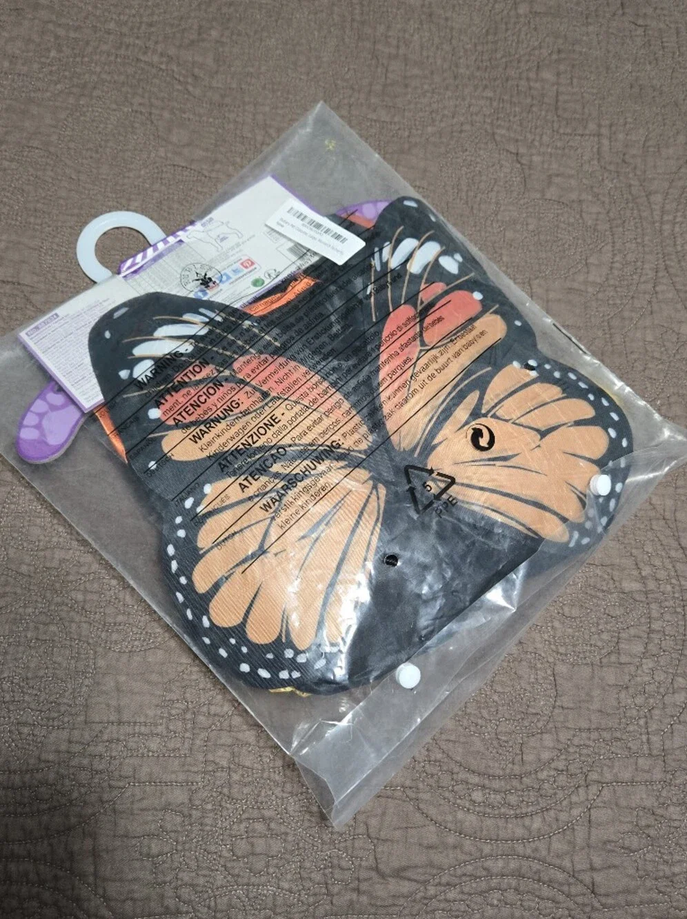 Monarch Butterfly Dogs Costume Large Dog Halloween Costume NEW